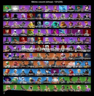 🎨 121 skins | 🌟 Fortnite account