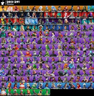 🎨 209 skins | 🌟 Fortnite account