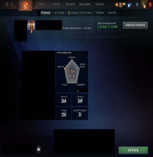 🏅 MMR 5885 | 🕒 227 годин | 🛡 12000