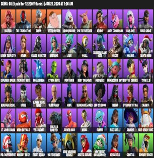 🎨 60 skins | 🌟 Fortnite account