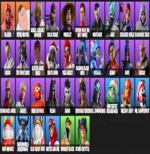 🎨 36 скінів | 🌟 Fortnite акаунт