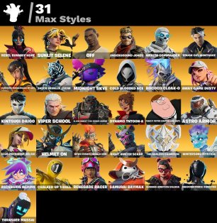 🎨 86 скінів | 🌟 Fortnite акаунт