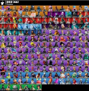 🎨 203 skins | 🌟 Fortnite account