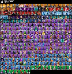 🎨 331 skins | 🌟 Fortnite account