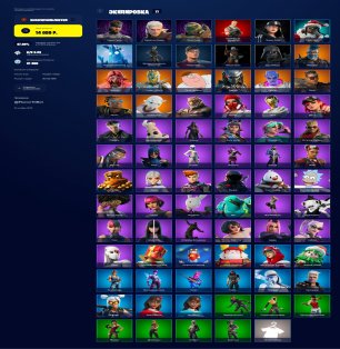 🎨 76 скінів | 🌟 Fortnite акаунт