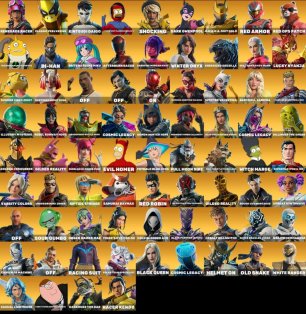 🎨 176 скінів | 🌟 Fortnite акаунт