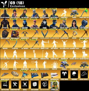 🎨 284 skins | 🌟 Fortnite account