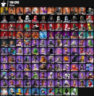 🎨 130 скінів | 🌟 Fortnite акаунт