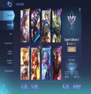 🎮 Mobile Legends аккаунт | Мифический | 100 героев | 130 обликов