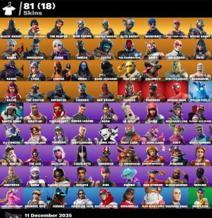 🎨 81 skins | 🌟 Fortnite account