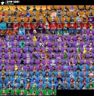 🎨 221 skins | 🌟 Fortnite account