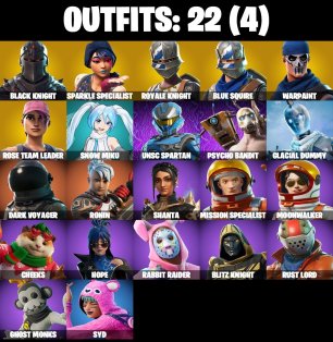 🎨 22 skins | 🌟 Fortnite account