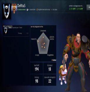 🏅 MMR 7146 | 🕒 280 hours | 🛡 11099