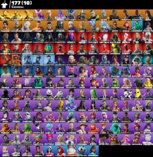 🎨 177 skins | 🌟 Fortnite account