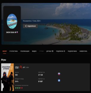 💥 10 LVL FACEIT | 🕒 503 matches | 🎯 ELO 2453 — Ready for Competitive Play