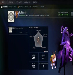 🏅 MMR 7919 | 🕒 210 hours | 🛡 11428