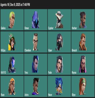 🎯 Valorant account | Ranked unlocked | Any | 16 agents