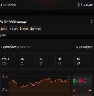 🔥 FACEIT LVL 8 | 🎯 74 matches | ELO 1572 — Ready for Ranked