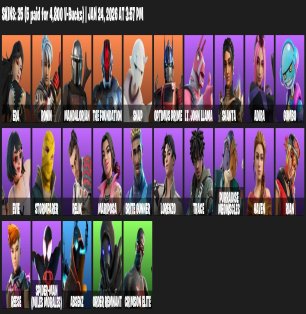 🎨 25 скінів | 🌟 Fortnite акаунт