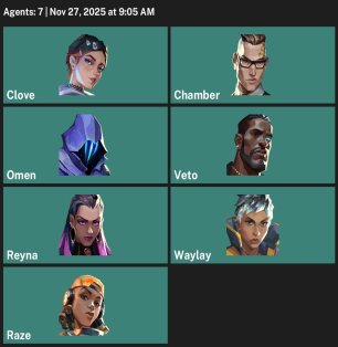 🎯 Valorant account | Bronze 1 | EU | 7 agents