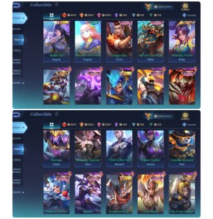 🎮 Mobile Legends акаунт | Міфічний | 130 героїв | 576 облич