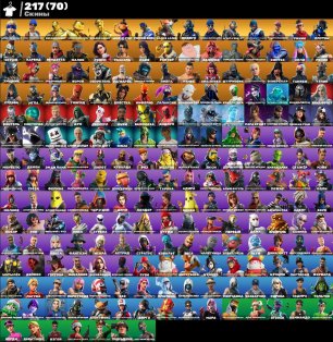 🎨 217 скінів | 🌟 Fortnite акаунт