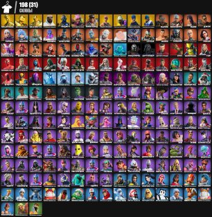 🎨 198 скинов | 🌟 Fortnite аккаунт