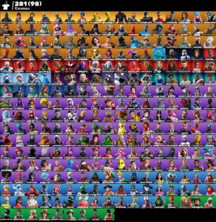 🎨 281 skins | 🌟 Fortnite account