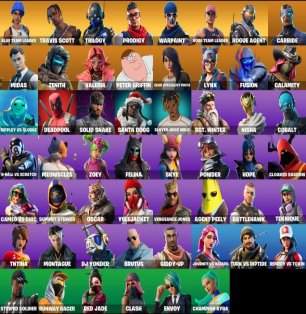 🎨 54 скина | 🌟 Fortnite аккаунт