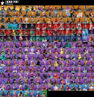 🎨 232 скінів | 🌟 Fortnite акаунт