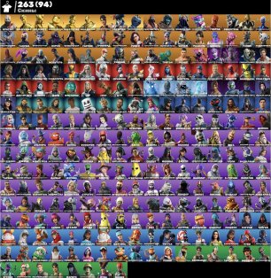 🎨 263 скінів | 🌟 Fortnite акаунт