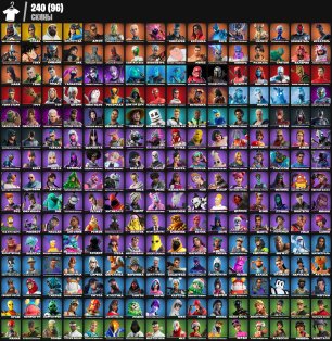 🎨 240 скинов | 🌟 Fortnite аккаунт