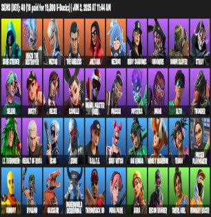 🎨 40 скинов | 🌟 Fortnite аккаунт