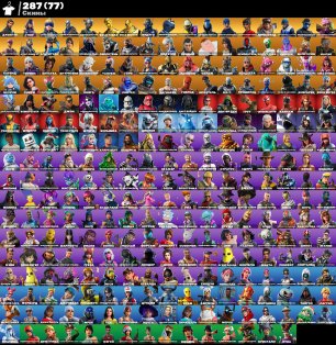 🎨 292 skins | 🌟 Fortnite account