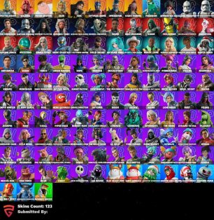 🎨 129 skins | 🌟 Fortnite account