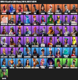 🎨 58 скінів | 🌟 Fortnite акаунт