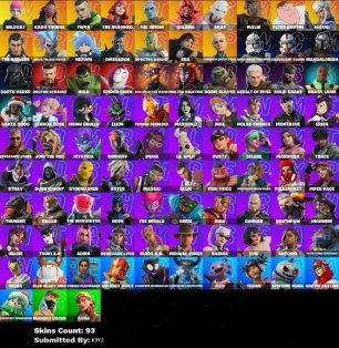 🎨 93 skins | 🌟 Fortnite account