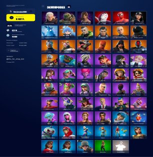 🎨 58 скінів | 🌟 Fortnite акаунт