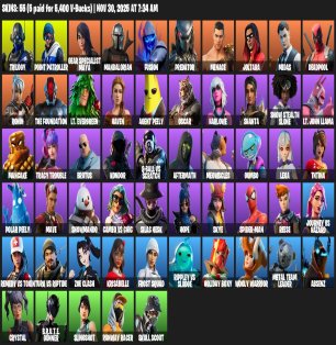 🎨 55 скинов | 🌟 Fortnite аккаунт