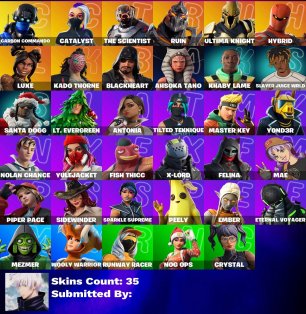 🎨 35 скінів | 🌟 Fortnite акаунт