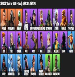🎨 28 skins | 🌟 Fortnite account
