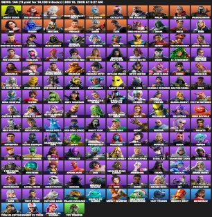 🎨 144 skins | 🌟 Fortnite account