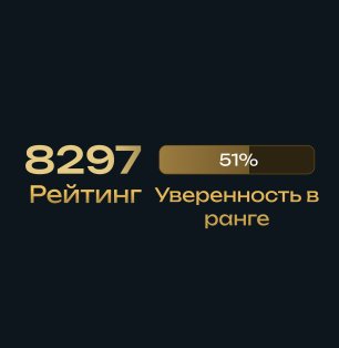 🏅 MMR 8297 | 🕒 152 годин | 🛡 12000