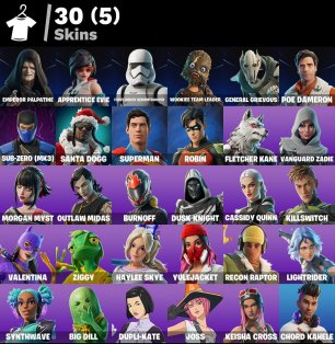 🎨 30 skins | 🌟 Fortnite account
