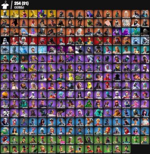 🎨 254 skins | 🌟 Fortnite account