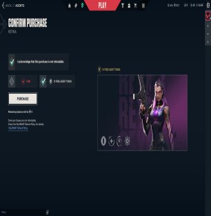 🎯 Valorant account | Platinum 1 | TR | 6 agents