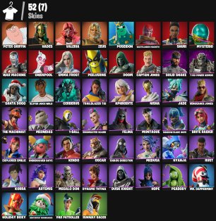 🎨 52 скінів | 🌟 Fortnite акаунт