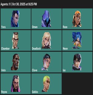 🎯 Valorant account | Platinum 1 | EU | 11 agents