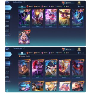 🎮 Mobile Legends акаунт | Міфічний Безсмертний | 130 героїв | 720 облич