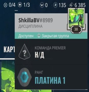 🎯 Valorant account | Platinum 1 | Any | 13 agents